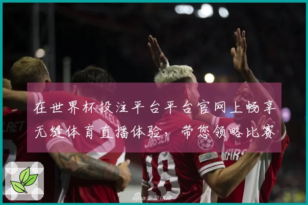在世界杯投注平台平台官网上畅享无缝体育直播体验，带您领略比赛的每个瞬间